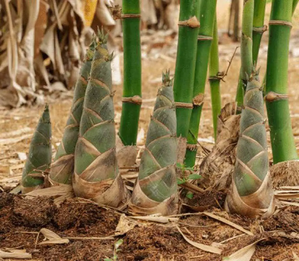 Shoots Of Some Bamboo